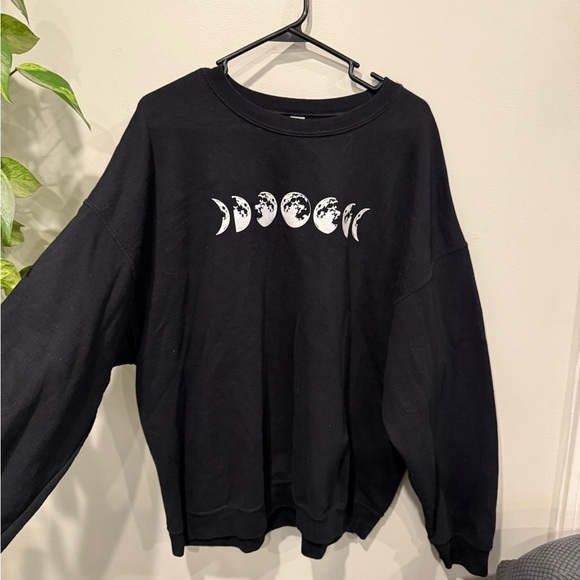 Black Moon Phase Sweatshirt Size 2XL - Picture 3 of 5